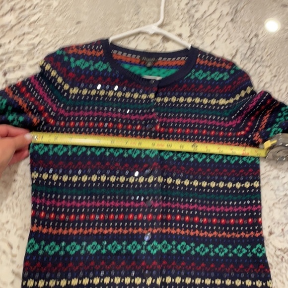 Talbots Fair Isle Cardigan - Picture 7 of 10